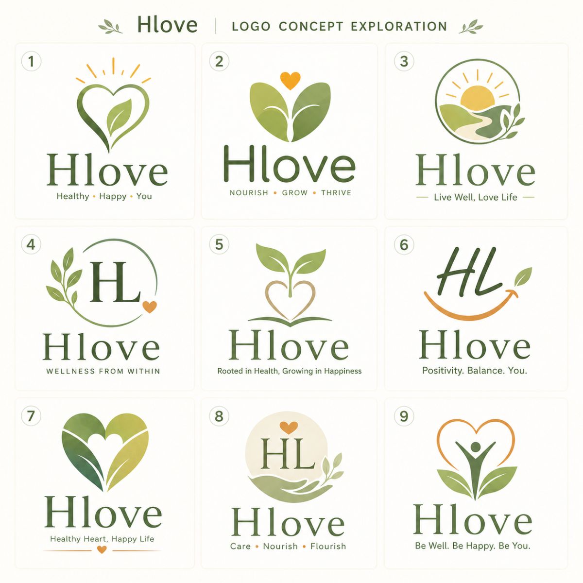 Hlove 品牌 LOGO 設計