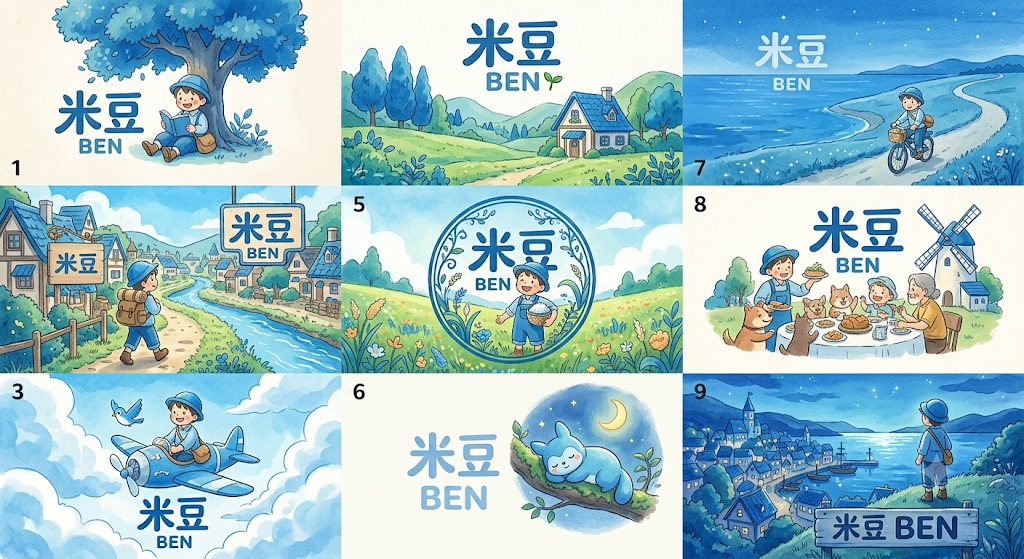 米豆 品牌 LOGO 設計