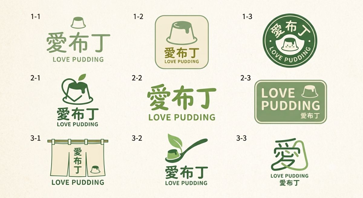 愛布丁 品牌 LOGO 設計